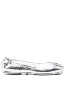 Балетки Minnie Travel Tory Burch, серебряный