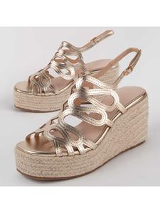 Золотые сандалии Salia2 Montevita