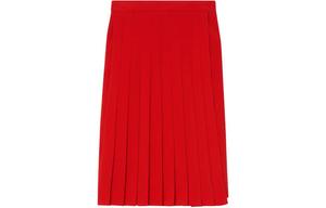 Повседневная длинная юбка женская Burberry, красный