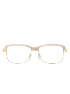 Очки в прямоугольной оправе Cazal, золотистый