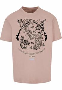 Футболка с принтом PAISLEY HEAVY OVERSIZED TEE MJ Gonzales, розовый