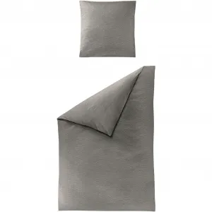 Постельное белье BIERBAUM «Шик однотонное», хлопчатобумажное полотно, 100% хлопок, простое в уходе, однотонное, темно-серый