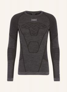 Функциональное нижнее белье-рубашка symbio merino из шерсти мериноса X-BIONIC, темно-серый