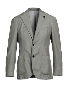 Блейзер Lardini, серо-зеленый