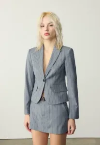 Мини-Юбка с поясом Stradivarius, Light Grey