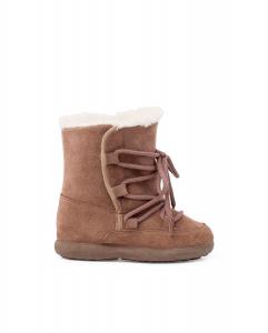 Кожаные сапоги для девочки на подкладке Pisamonas