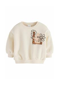 Толстовка Next CREW NECK, Cream Flower Graphic Print/Beige