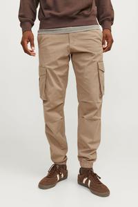 Брюки карго с манжетами Jack & Jones, коричневый
