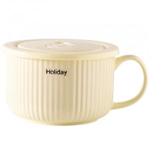 Боул Kawasimaya, 5.2 inches controller fresh-keeping bowl 800ml (custard)