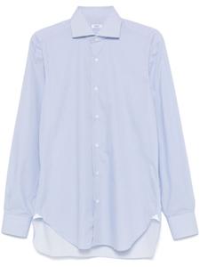 Barba жаккардовая рубашка с узором, синий