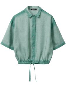 Рубашка на пуговицах Fabiana Filippi, зеленый
