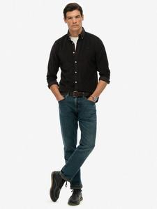 Классическая рубашка из вельветового корда Superdry, Meteorite Black