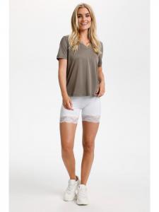 Шорты Matilda облегающего кроя в оптическом белом цвете Cream