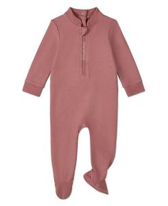 Детский комбинезон для девочек с застежкой-молнией до середины груди, из эластичной ткани MeMoi, Ash rose