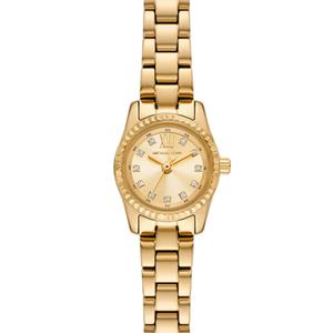 MICHAEL KORS Миниатюрные часы Lexington Pavé в золотом тоне