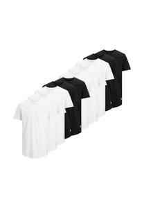 Мужская футболка, 10 шт. в упаковке - JJENOA, короткий рукав, круглый вырез, хлопок, однотонная JACK & JONES, черный