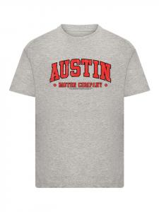 Футболка British Motor Heritage Austin Motor Company серого цвета с крапинками F4NT4STIC