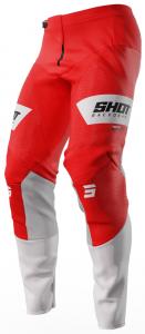 Мотоциклетные штаны Shot contact scope, Red/White