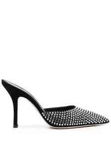 Декорированные мюли Hollywood 100 Paris Texas, черный