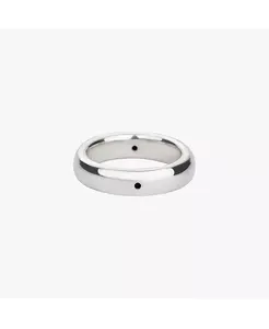 Кольцо Lenore из стерлингового серебра 18 карат с полировкой и позолотой — идея для подарка на праздник Bearfruit Jewelry, silver