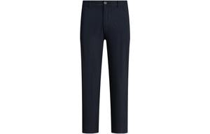 Брюки приталенные в полоску ARMANI EXCHANGE, темно-синие