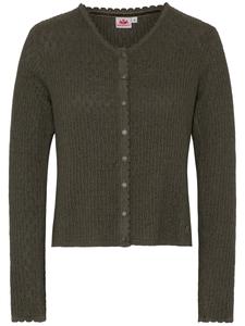 Вязаный кардиган SPIETH & WENSKY Gertrud, оливковый