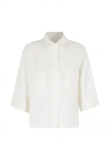 Рубашка с нагрудным карманом Eleventy, белый