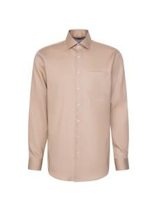 Рубашка делового покроя Regular Fit SEIDENSTICKER, бежевый