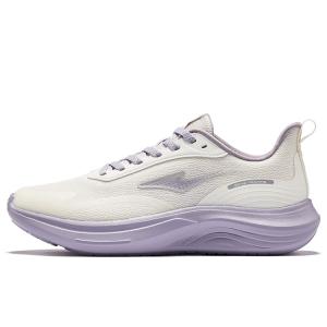 Erke Кроссовки для бега Yunyi Cushioning Breathable Rebound Low Top, женские, белые, фиолетовые