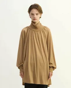 Туника Bandera Jersey со сборками Plain People, цвет Beige