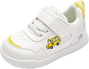 Детские кроссовки Balabala для мальчиков в мультяшном стиле, удобные легкие прогулочные туфли для мальчиков и девочек, желтый