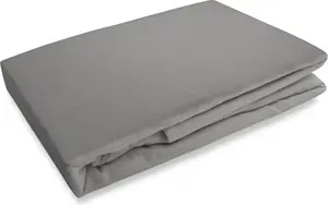 Простыня фланелевая на резинке 200x220 Серая Darymex