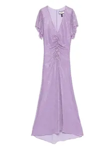 Платье с оборками и сборками NISSA, фиолетовый