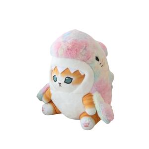 Мягкая игрушка трансформер Shark Cat в мультяшном стиле, высота 20см/33см Fat Fat Dragon, желтый