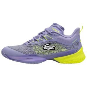 LACOSTE AG LT23 мужские низкие теннисные туфли фиолетовый/неоново-желтый, цвет Purple/Neon Yellow-APN