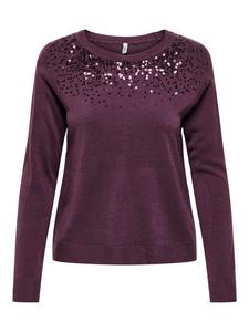 ONLY Свитер 'STARRY' в красном цвете