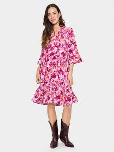 Платье Eda Floral с ярусами Saint Tropez, Pink/Multi