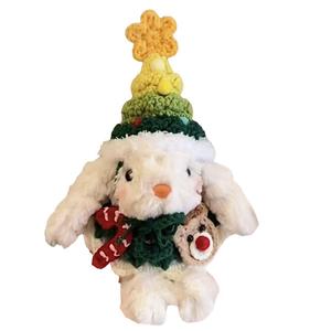 Милый и очаровательный плюшевый кулон кролик босс с висячими ушками для дня рождения, высота 17см LEVENKENESS, Christmas Style