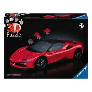 3D-пазл Ravensburger Ferrari SF90 Stradale, красный