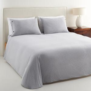 Новый комплект пододеяльников из хлопка из джерси El Corte Inglés, серый