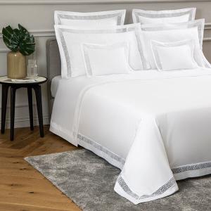 Комплект постельного белья Frette Forever Lace Queen с кружевом, 155х205, белый