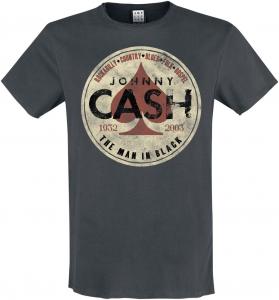 Футболка Johnny Cash Amplified Collection - The Man In Black, угольный
