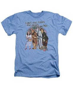 Мужская футболка Oh My Adult Heather Tee / T-Shirt Wizard Of Oz, Bright blue