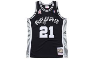 Оригинальная футболка Mitchell & Ness 'NBA San Antonio Spurs 02 Tim Duncan' Mitchell Ness, черная
