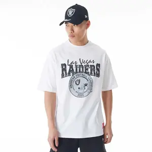 Футболка New Era NFL Helmet Grphc Oversized Las Vegas Raiders, белый