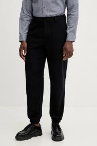Брюки с шерстью Armani Exchange, темно-синий