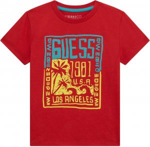 Футболка Guess Boys Eco с коротким рукавом, Spicy Red