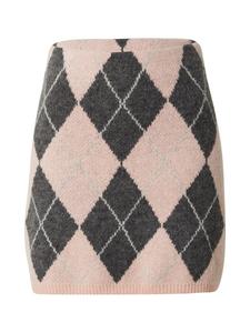 Юбка EDITED Lo, серый/розовый