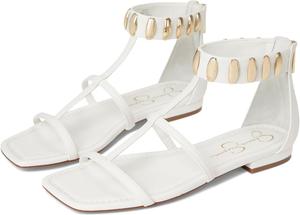Сандалии Jessica Simpson Elusta Studded T-strap Sandals, цвет Bright White