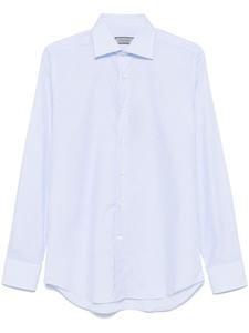 Canali рубашка в клетку гингем, синий